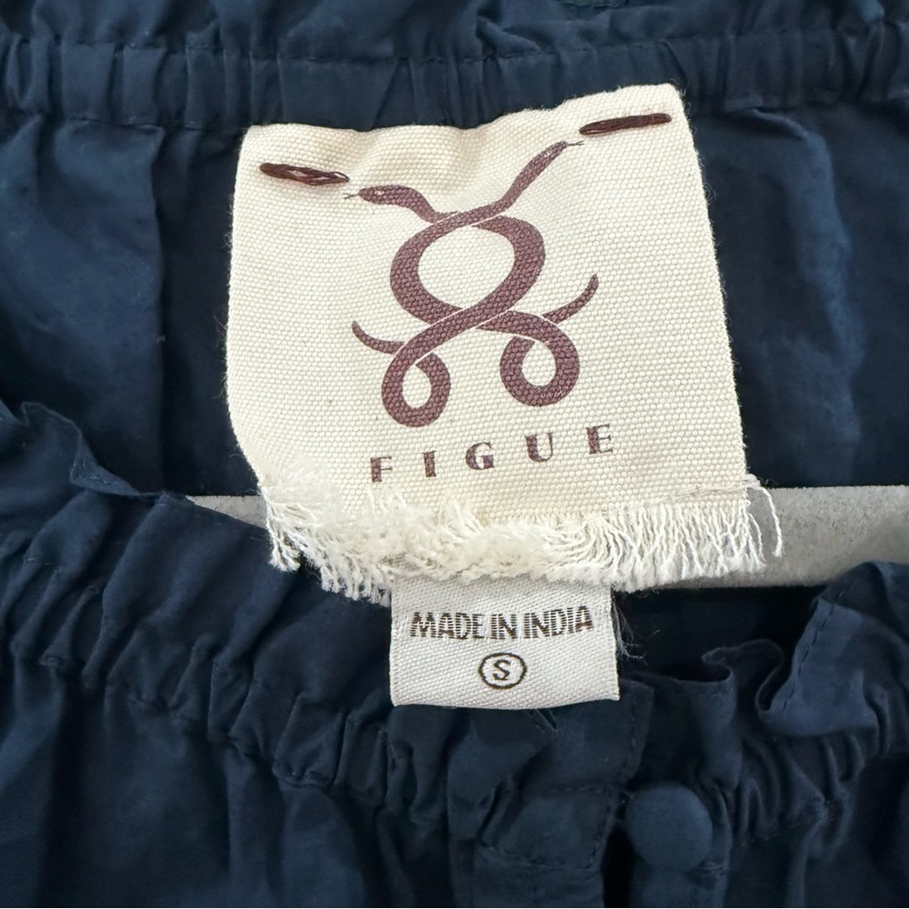 Figue Dress Bella Mini Tiered in Colorblock Blue - Picture 5 of 7